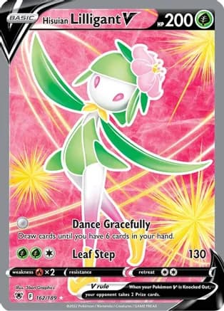 Hisuian Lilligant V (Full Art) — SWSH10: Astral Radiance