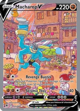 Machamp V (Alternate Full Art) — Pokémon TCG card