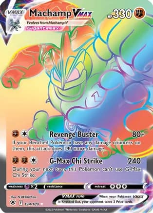 Machamp VMAX (Secret) — SWSH10: Astral Radiance