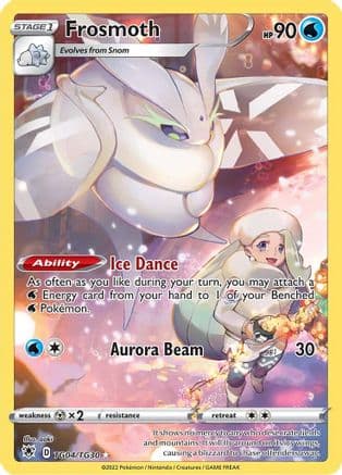 Frosmoth — SWSH10: Astral Radiance Trainer Gallery Pokémon TCG card by aoki