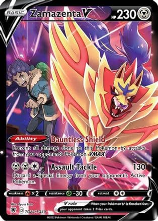 Zamazenta V — SWSH10: Astral Radiance Trainer Gallery Pokémon TCG card by Ryuta Fuse