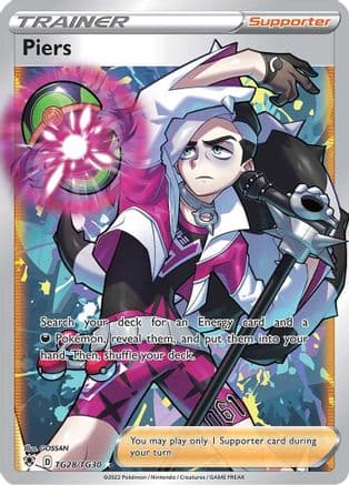 Piers — SWSH10: Astral Radiance Trainer Gallery Pokémon TCG card by GOSSAN