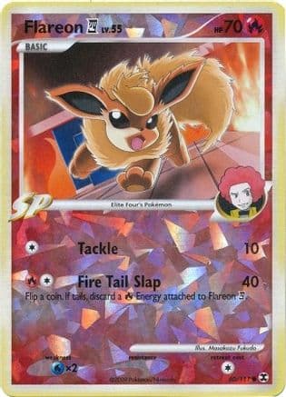 Flareon E4 - 60/111 (Cracked Ice) — Miscellaneous Cards & Products Pokémon TCG card by Atsuko Nishida