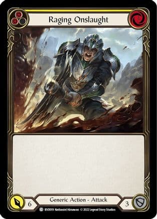 Raging Onslaught — Classic Battles: Rhinar vs Dorinthea