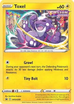 Toxel - SWSH209 — SWSH: Sword & Shield Promo Cards