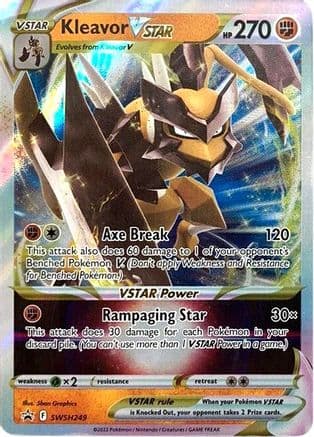 Kleavor VSTAR - SWSH249 — SWSH: Sword & Shield Promo Cards Pokémon TCG card by AKIRA EGAWA