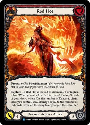 Red Hot — Uprising Flesh and Blood card by Federico Musetti