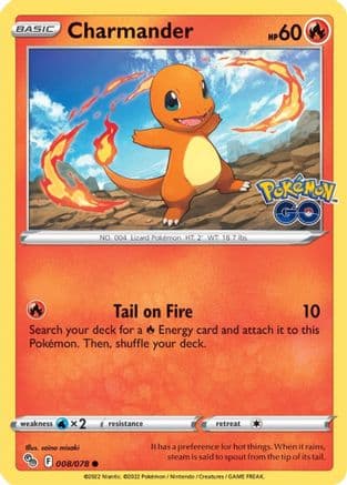 Charmander — Pokemon GO Pokémon TCG card by saino misaki