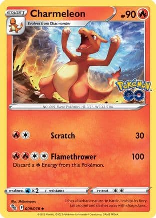 Charmeleon — Pokemon GO Pokémon TCG card by Shiburingaru