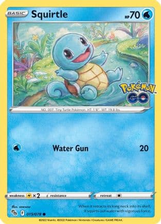 Squirtle — Pokemon GO Pokémon TCG card by sowsow