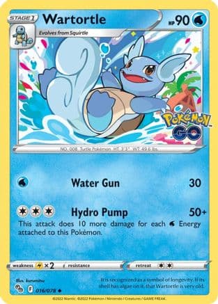 Wartortle — Pokemon GO Pokémon TCG card by kurumitsu