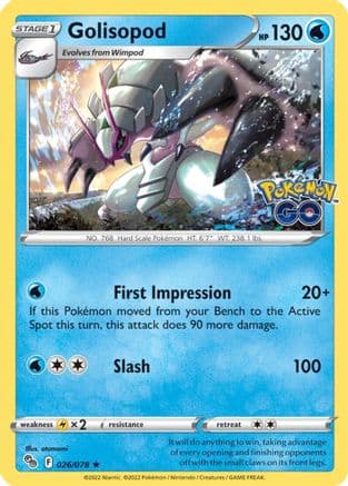Golisopod — Pokemon GO Pokémon TCG card by otumami