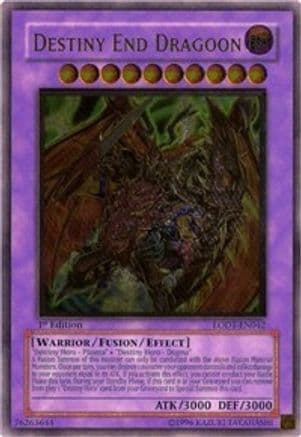 Destiny End Dragoon (UTR) — Light of Destruction Yu-Gi-Oh! card by KAZUKI TAKAHASHI