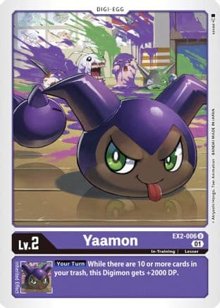Yaamon — Digital Hazard Digimon Card Game card by Akiyoshi Hongo, Toei Animation
