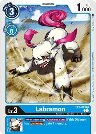 Labramon — Digital Hazard Digimon Card Game card by Kenji Watanabe