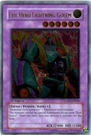 Evil Hero Lightning Golem (UTR) — Gladiator's Assault