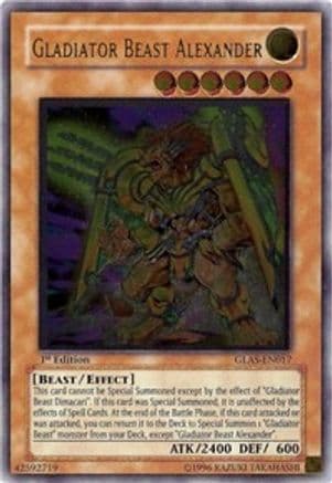 Gladiator Beast Alexander (UTR) — Gladiator's Assault Yu-Gi-Oh! card by KAZUKI TAKAHASHI