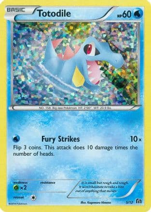 Totodile - 5/12 — McDonald's Promos 2016 Pokémon TCG card by Kagemaru Himeno