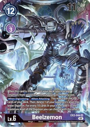 Beelzemon (Alternate Art) — Digimon Card Game card