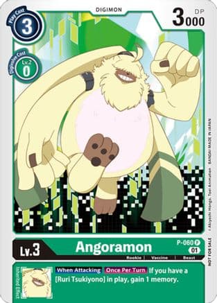Angoramon (Official Tournament Pack Vol.5) — Digimon Promotion Cards