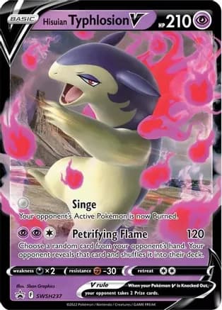 Hisuian Typhlosion V - SWSH237 — SWSH: Sword & Shield Promo Cards