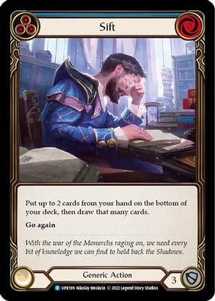 Sift (Blue) — Uprising Flesh and Blood card by Nikolay Moskvin