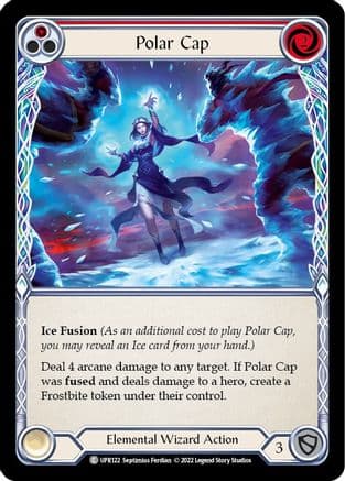 Polar Cap (Red) — Uprising Flesh and Blood card by Septimius Ferdian