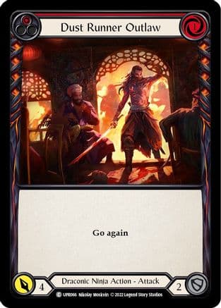 Dust Runner Outlaw (Red) — Uprising Flesh and Blood card by Nikolay Moskvin