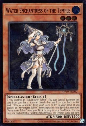 Water Enchantress of the Temple (UTR) — OTS Tournament Pack 19 Yu-Gi-Oh! card by Shueisha