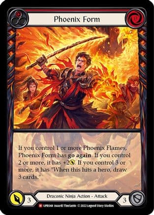Phoenix Form (Extended Art) — Uprising Flesh and Blood card by Isuardi Therianto