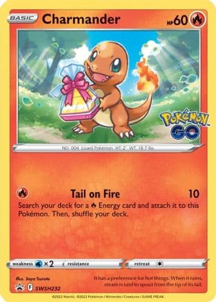 Charmander - SWSH232 — SWSH: Sword & Shield Promo Cards Pokémon TCG card by Soyo Tsuruta