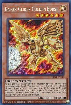 Kaiser Glider Golden Burst — Legendary Duelists: Season 3
