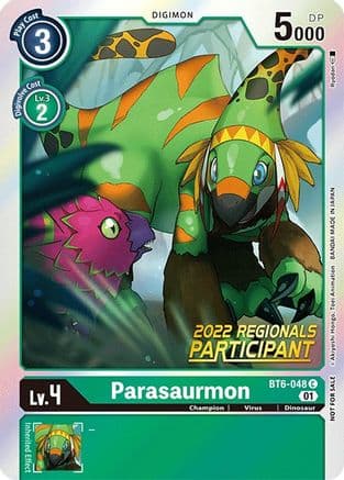 Parasaurmon (2022 Championship Online Regional) [Online Participant] — Double Diamond