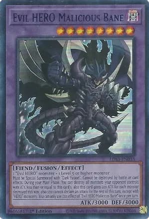 Evil HERO Malicious Bane (Blue) — Legendary Duelists: Season 3