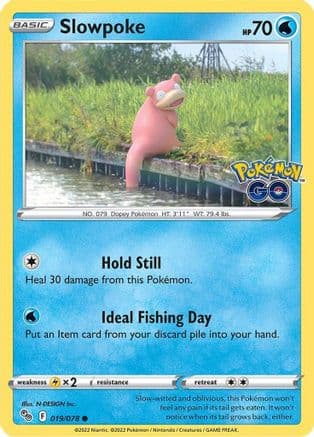 Slowpoke — Pokemon GO Pokémon TCG card by N-DESIGN Inc.