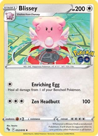 Blissey — Pokemon GO Pokémon TCG card by Teeziro