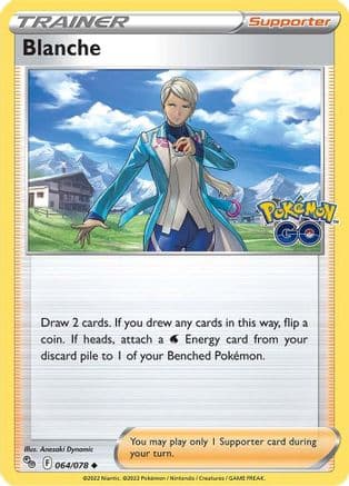 Blanche — Pokemon GO Pokémon TCG card by Anesaki Dynamic