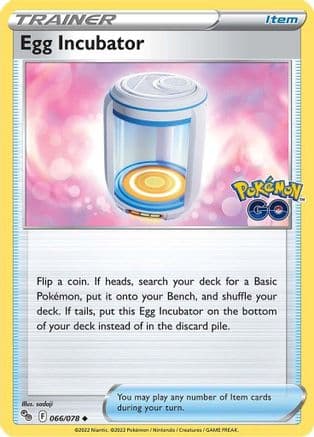 Egg Incubator — Pokemon GO Pokémon TCG card by sadaji