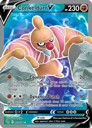 Conkeldurr V (Full Art) — Pokemon GO