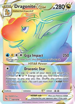 Dragonite VSTAR (Secret) — Pokemon GO