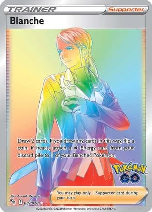 Blanche (Secret) — Pokemon GO Pokémon TCG card by Anesaki Daisuke