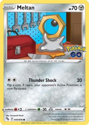 Meltan — Pokemon GO Pokémon TCG card by Sumiyoshi Kizuki