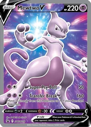 Mewtwo V - SWSH229 — SWSH: Sword & Shield Promo Cards