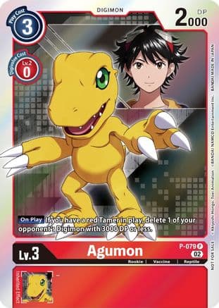 Agumon - P-079 — Digimon Promotion Cards