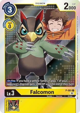 Falcomon - P-081 — Digimon Promotion Cards
