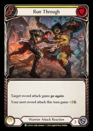 Run Through - LGS102 — Flesh and Blood: Promo Cards