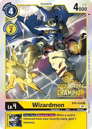 Wizardmon (2022 Store Champion) — Double Diamond