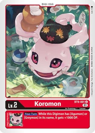 Koromon — X Record Digimon Card Game card by koki