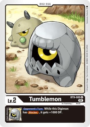 Tumblemon — X Record Digimon Card Game card by Sansuke Sakuma