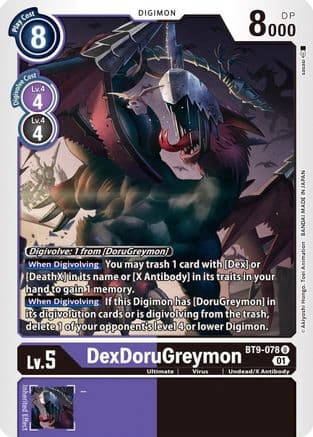 DexDoruGreymon — X Record Digimon Card Game card by sasasi